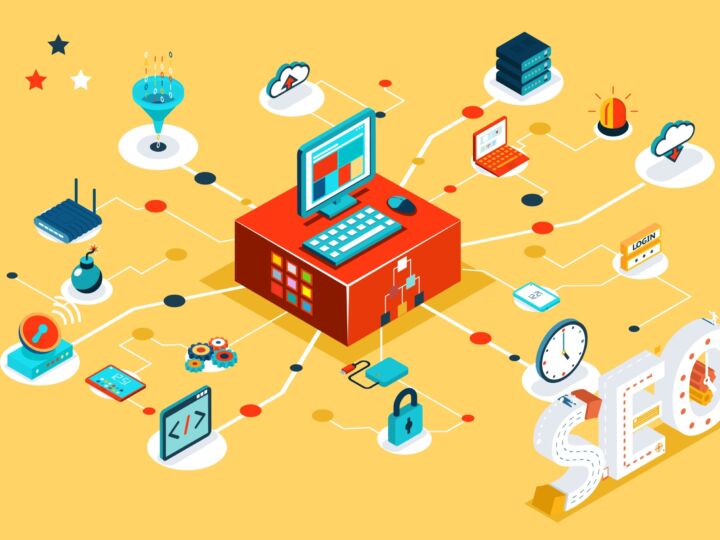 AIPX Posts- Isometric 3d seo infographic concept